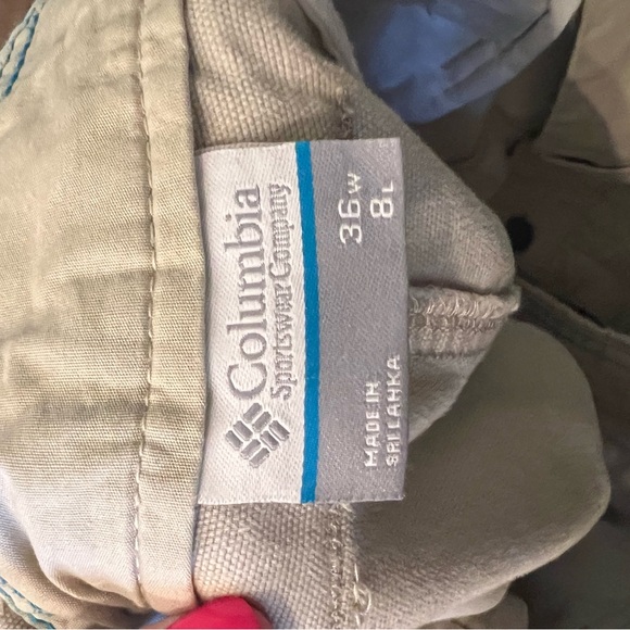 Columbia Men’s Khaki Shorts Size 36 - Picture 7 of 8